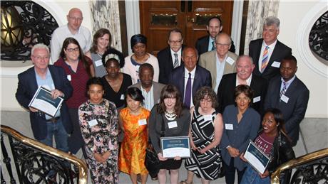 The Board of Trustees with Strategic Grant winners, Deptford Town Hall, July 2016